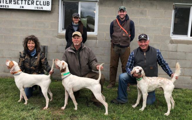 HB Derby: back: Meredith Mays (judge), Eric Munden (judge), front: Julia McClurg, Tim McClurg, Brian Ralph