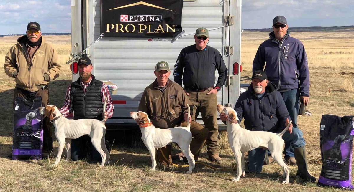 The Winners. From left to right: Lou Qualtiere, judge; Mike Robbins with Name Like Mike, Frank Lanasa with Touch's J Class, Austin Turley, Mike Matthews with RC Bobtail and Brian Gingrich, judge